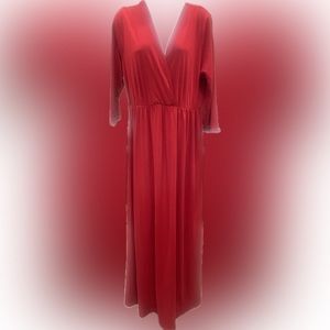 Red XL Maxi Dress